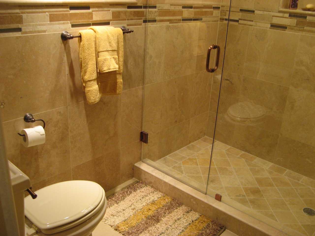 Bathroom remodeling Miami – custom tile shower with frameless glass by Active Builders